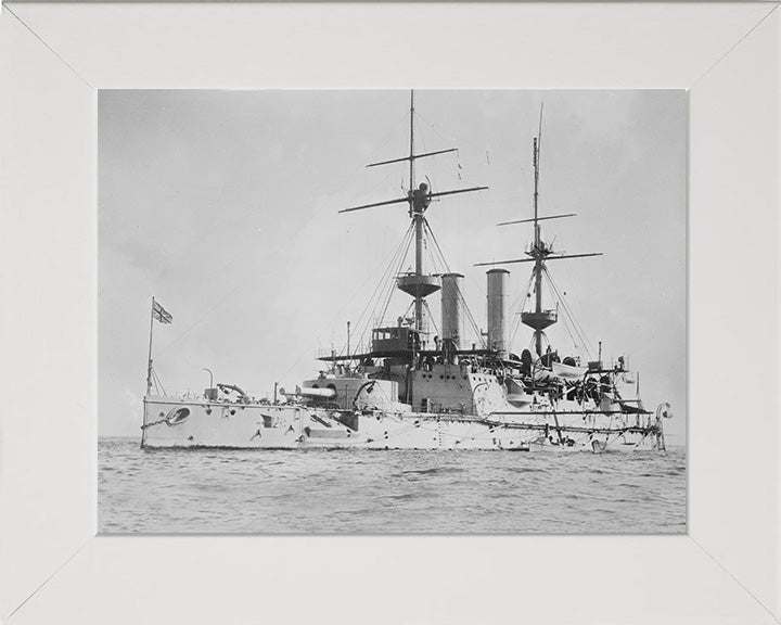 HMS Hood (1859) Royal Navy cruiser Photo Print or Framed Photo Print - Hampshire Prints