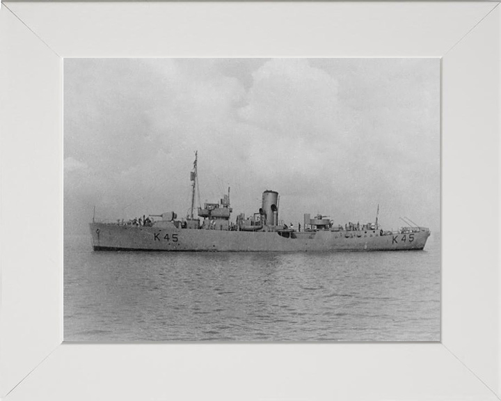 HMS Convolvulus K45 Royal Navy Flower class corvette Photo Print or Framed Print