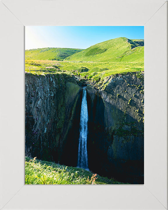 Speke's Mill Mouth Waterfall Bideford Devon Photo Print - Canvas - Framed Photo Print - Hampshire Prints