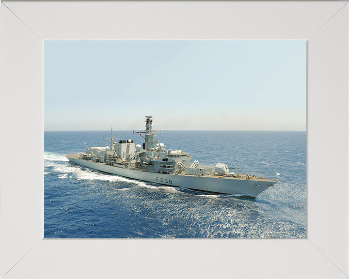 HMS Northumberland F238 Royal Navy type 23 Frigate Photo Print or Framed Print - Hampshire Prints