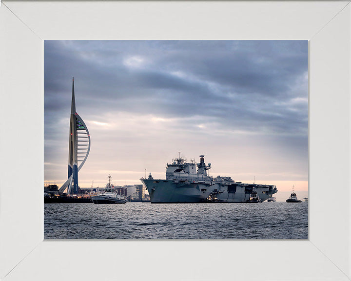 HMS Ocean L12 Royal Navy helicopter carrier Photo Print or Framed Print - Hampshire Prints