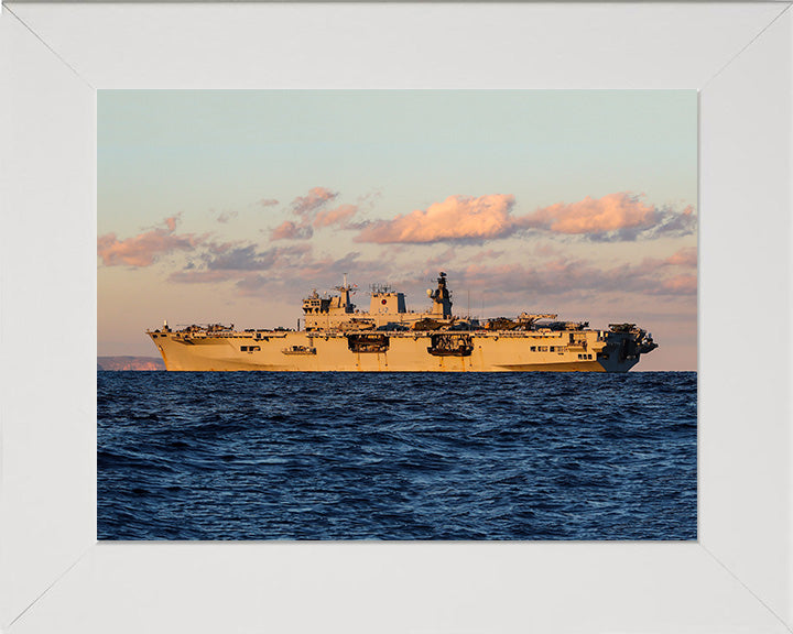 HMS Ocean L12 Royal Navy helicopter carrier Photo Print or Framed Print - Hampshire Prints