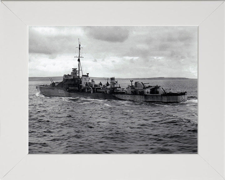 HMS Savage G20 (D27) Royal Navy S class destroyer Photo Print or Framed Print - Hampshire Prints