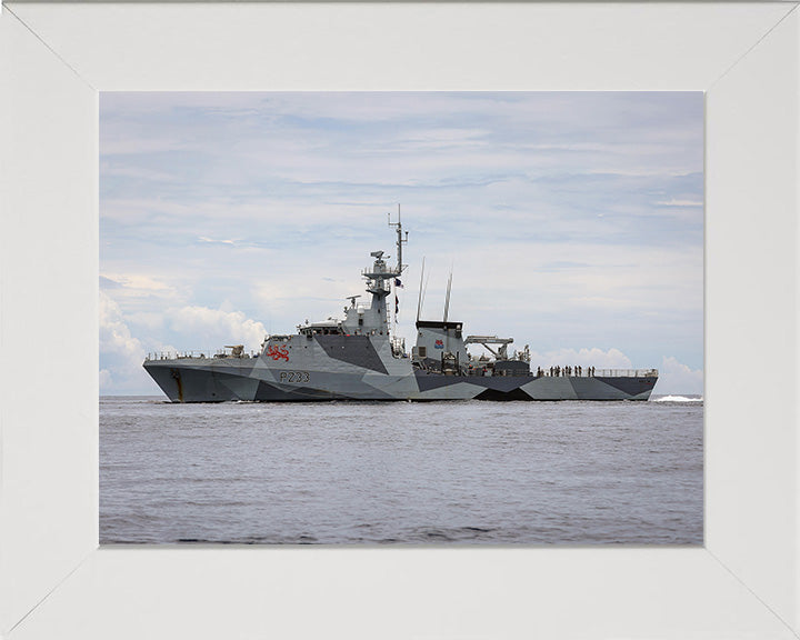 HMS Tamar P233 Royal Navy River class offshore patrol vessel Photo Print or Framed Print - Hampshire Prints