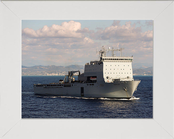 RFA Mounts Bay L3008 Royal Fleet Auxiliary Bay class auxiliary dock landing ship Photo Print or Framed Print - Hampshire Prints