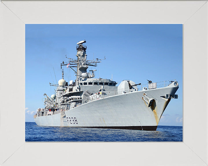 HMS Northumberland F238 Royal Navy type 23 Frigate Photo Print or Framed Print - Hampshire Prints