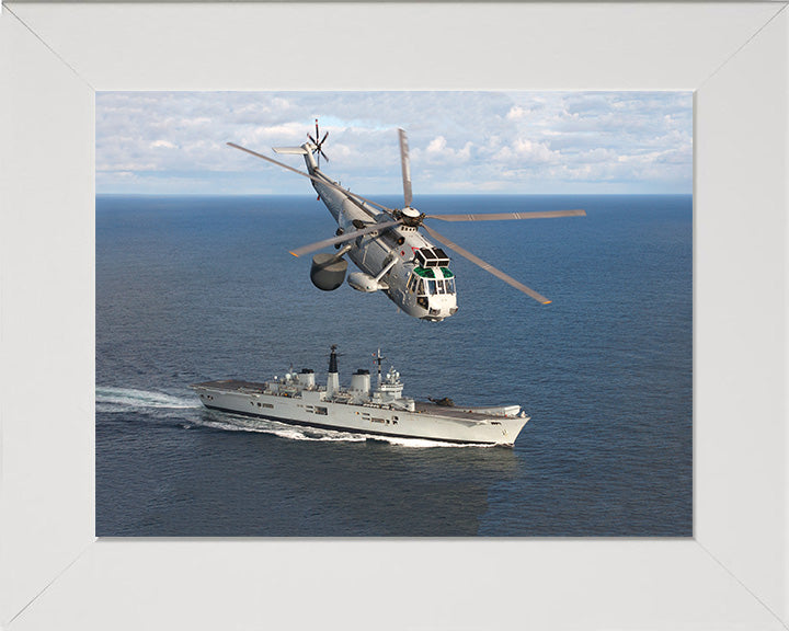 HMS Invincible R05 Royal Navy Invincible Class aircraft carrier Photo Print or Framed Print - Hampshire Prints