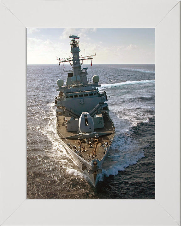 HMS Monmouth F235 Royal Navy type 23 Frigate Photo Print or Framed Print - Hampshire Prints