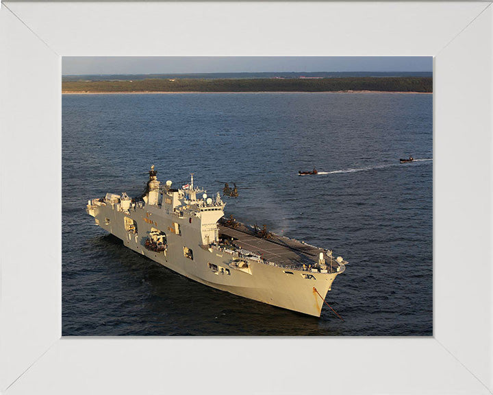 HMS Ocean L12 Royal Navy helicopter carrier Photo Print or Framed Print - Hampshire Prints