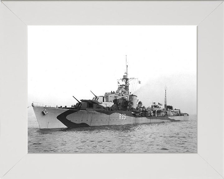 HMS Teazer R23 (F23) Royal Navy T class destroyer Photo Print or Framed Print - Hampshire Prints