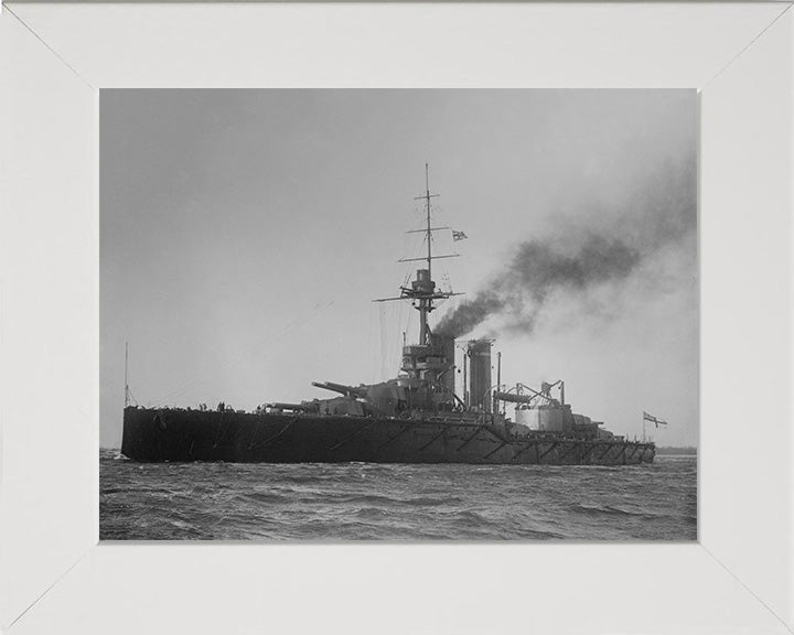 HMS Audacious 1912 Royal Navy King George V class battleship Photo Print or Framed Print - Hampshire Prints