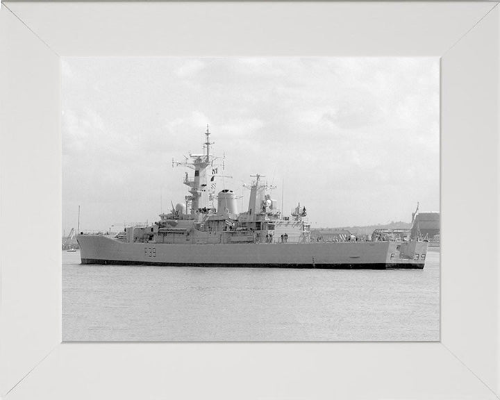 HMS Naiad F39 Royal Navy Leander class frigate Photo Print or Framed Photo Print - Hampshire Prints