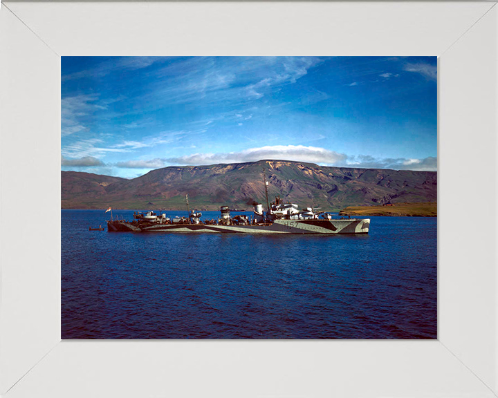 HMS Hesperus H57 Royal Navy H class Destroyer Photo Print or Framed Print - Hampshire Prints