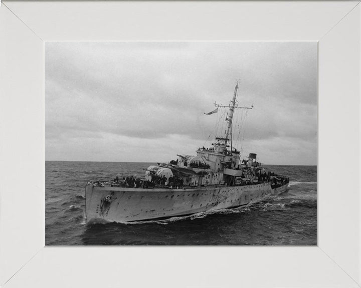 HMS Pelican L86 (U86) Royal Navy Egret class sloop Photo Print or Framed Print - Hampshire Prints