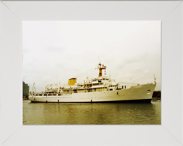 HMS Herald H138 Royal Navy Hecla class survey vessel Photo Print or Framed Print - Hampshire Prints