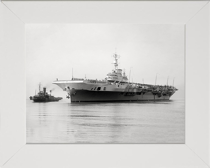 HMS Implacable R86 Royal Navy Implacable Class Aircraft Carrier Photo Print or Framed Print - Hampshire Prints