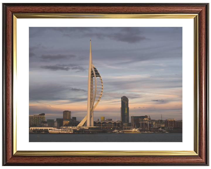 Spinnaker tower and Gunwarf Quays Portsmouth Photo Print - Canvas - Framed Photo Print - Hampshire Prints