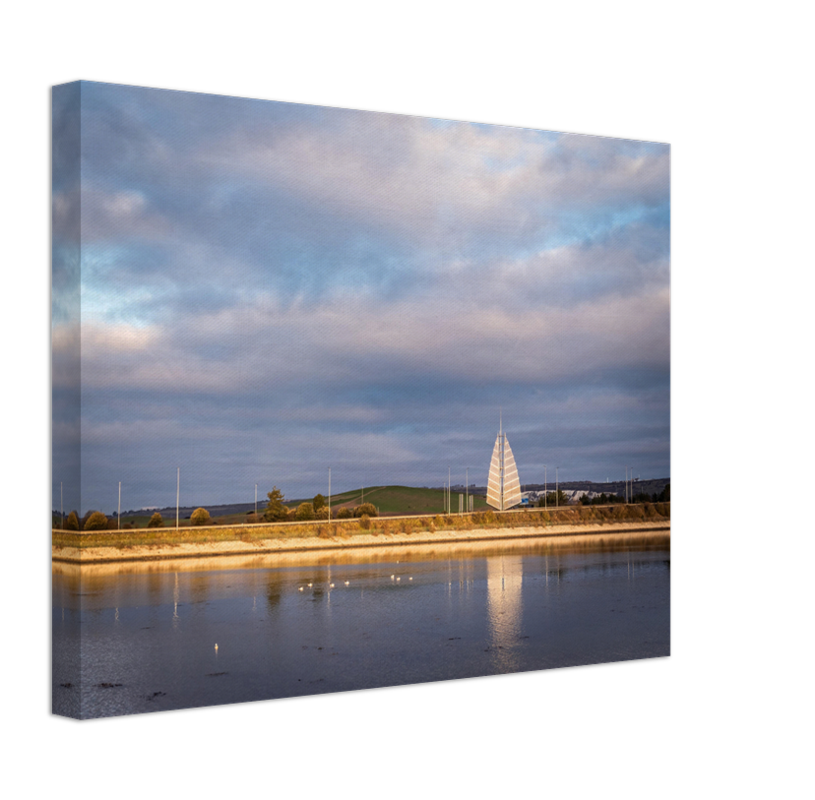 Sails of the south reflections Portsmouth Photo Print - Canvas - Framed Photo Print - Hampshire Prints