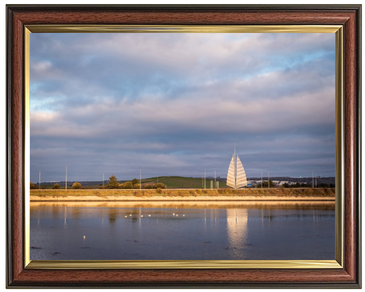 Sails of the south reflections Portsmouth Photo Print - Canvas - Framed Photo Print - Hampshire Prints