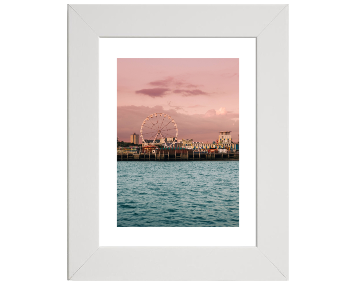 Clarence Pier in Southsea Hampshire Photo Print - Canvas - Framed Photo Print - Hampshire Prints