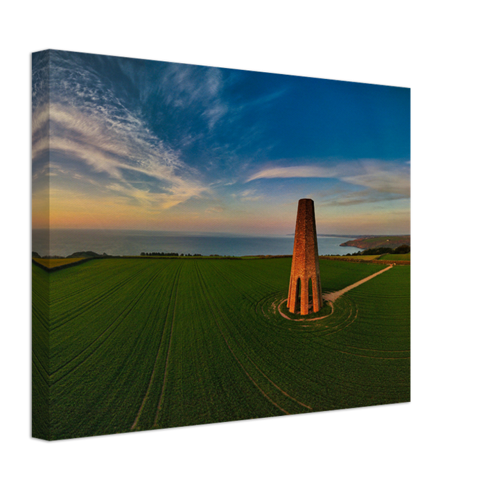 The Daymark Dartmouth Devon at sunset Photo Print - Canvas - Framed Photo Print - Hampshire Prints