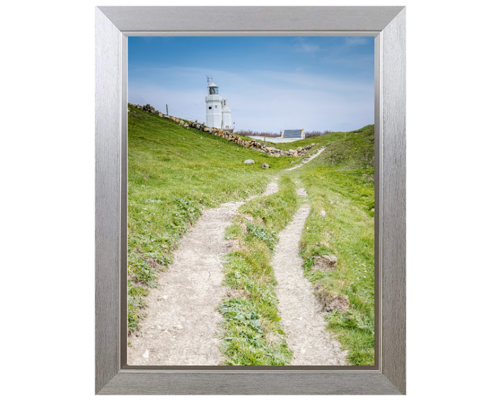 St Catherines lighthouse in spring Photo Print - Canvas - Framed Photo Print - Hampshire Prints