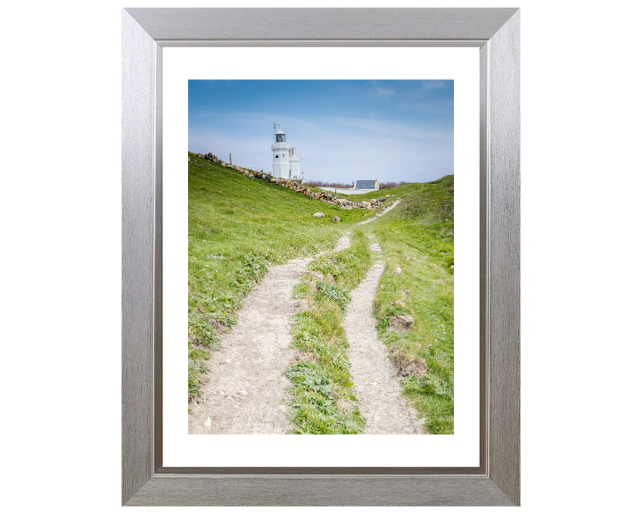 St Catherines lighthouse in spring Photo Print - Canvas - Framed Photo Print - Hampshire Prints