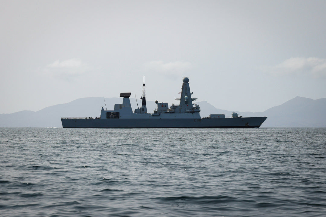 HMS Defender D36 Royal Navy Type 45 destroyer Photo Print or Framed Print - Hampshire Prints