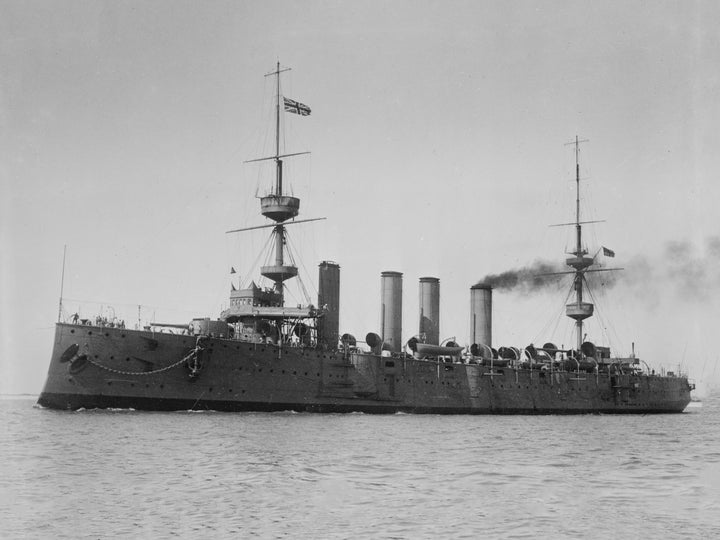 HMS Terrible (1895) Royal Navy Powerful class protected cruiser Photo Print or Framed Print - Hampshire Prints