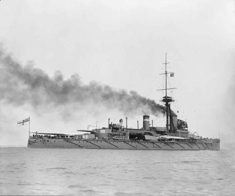 HMS Hercules (1910) Royal Navy Colossus class battleship Photo Print or Framed Print - Hampshire Prints