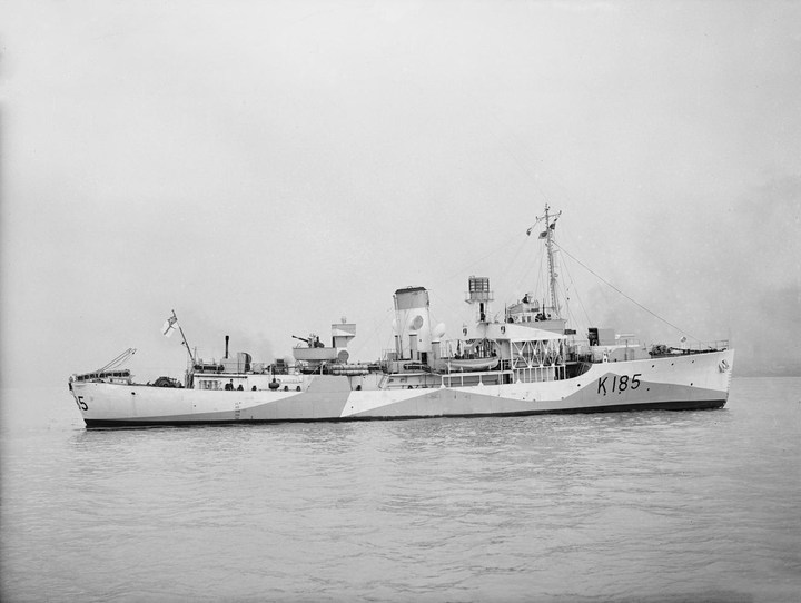 HMS Alisma K185 Royal Navy Flower class corvette Photo Print or Framed Print