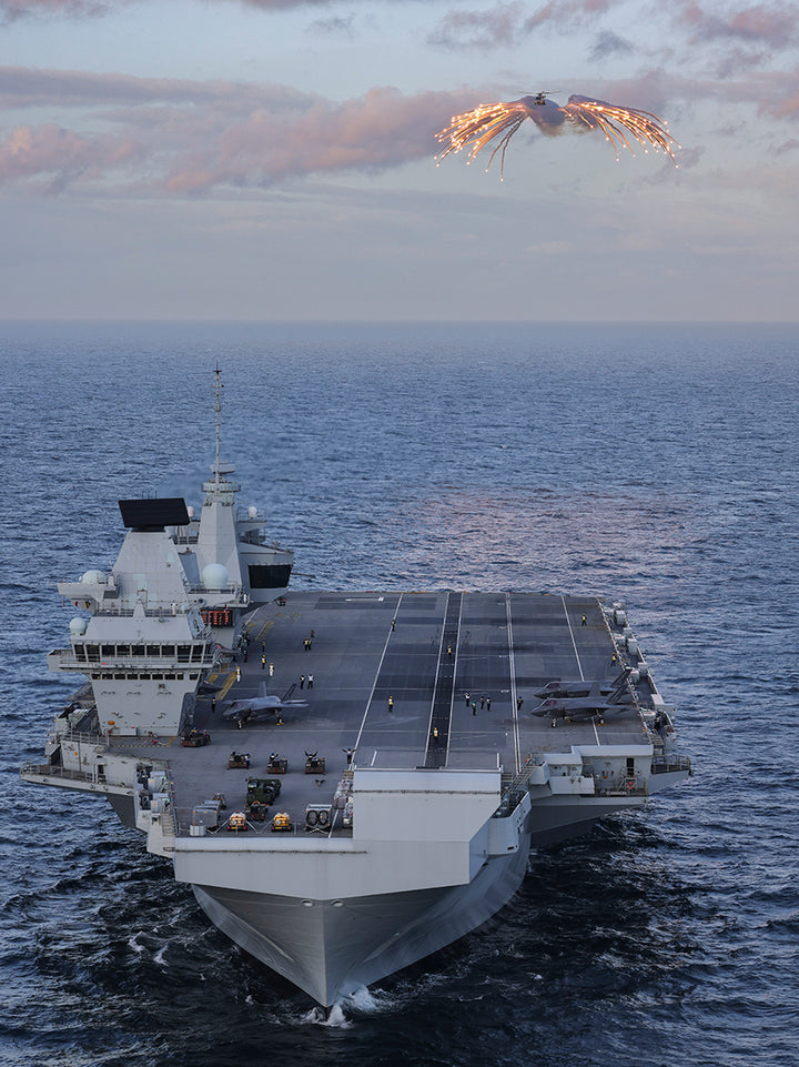 HMS Prince of Wales R09 | Photo Print | Framed Print | Queen Elizabeth Class | Aircraft Carrier | Royal Navy