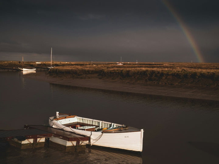 Rainbow over Blakeney Marshes Norfolk Photo Print - Canvas - Framed Photo Print - Hampshire Prints