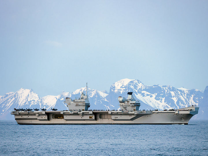 HMS Prince of Wales R09 | Photo Print | Framed Print | Queen Elizabeth Class | Aircraft Carrier | Royal Navy