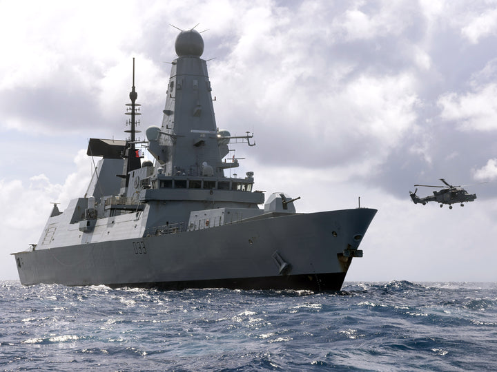 HMS Dauntless D33 | Photo Print | Framed Print | Poster | Type 45 | Destroyer | Royal Navy