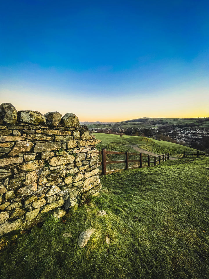 Sunset over Kendal in the Lake District Cumbria Photo Print - Canvas - Framed Photo Print - Hampshire Prints