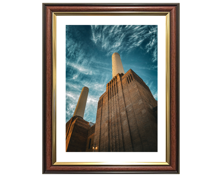 looking up at Battersea Power Station London Photo Print - Canvas - Framed Photo Print - Hampshire Prints