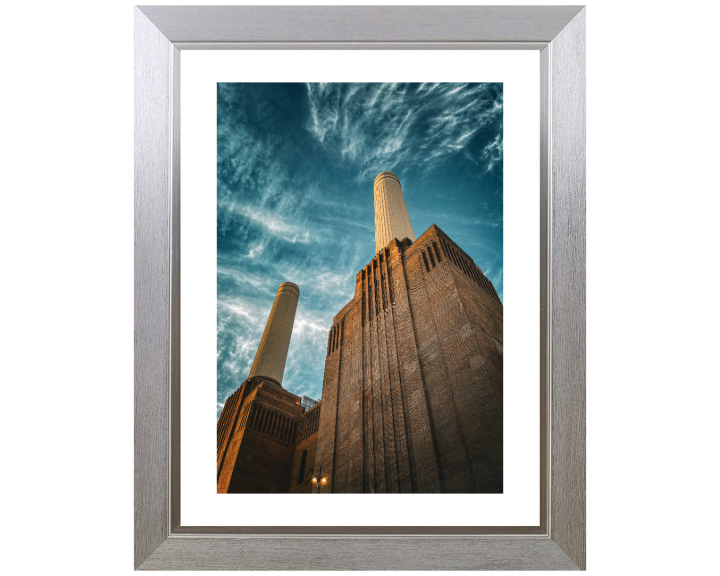 looking up at Battersea Power Station London Photo Print - Canvas - Framed Photo Print - Hampshire Prints