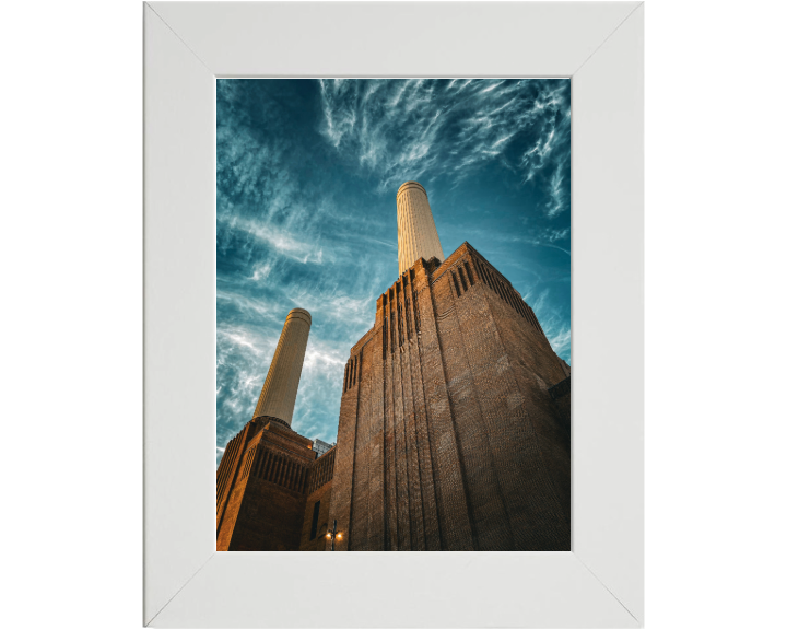 looking up at Battersea Power Station London Photo Print - Canvas - Framed Photo Print - Hampshire Prints