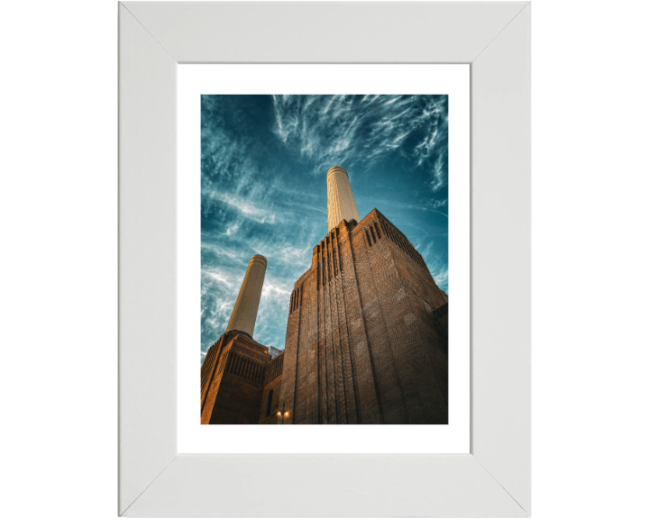 looking up at Battersea Power Station London Photo Print - Canvas - Framed Photo Print - Hampshire Prints