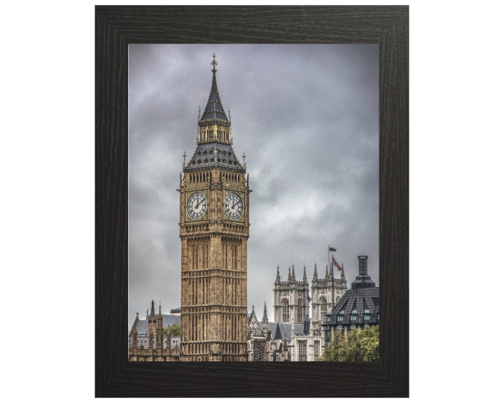 Big Ben tower Elizabeth Photo Print - Canvas - Framed Photo Print - Hampshire Prints