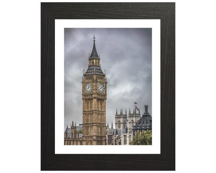 Big Ben tower Elizabeth Photo Print - Canvas - Framed Photo Print - Hampshire Prints