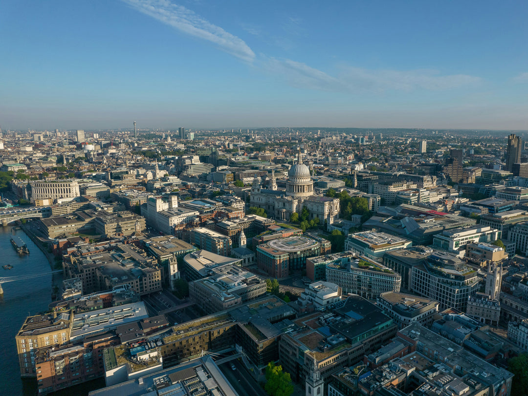 st pauls cathedral and london skyline Photo Print - Canvas - Framed Photo Print - Hampshire Prints