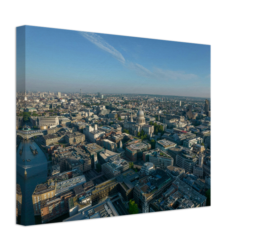 st pauls cathedral and london skyline Photo Print - Canvas - Framed Photo Print - Hampshire Prints