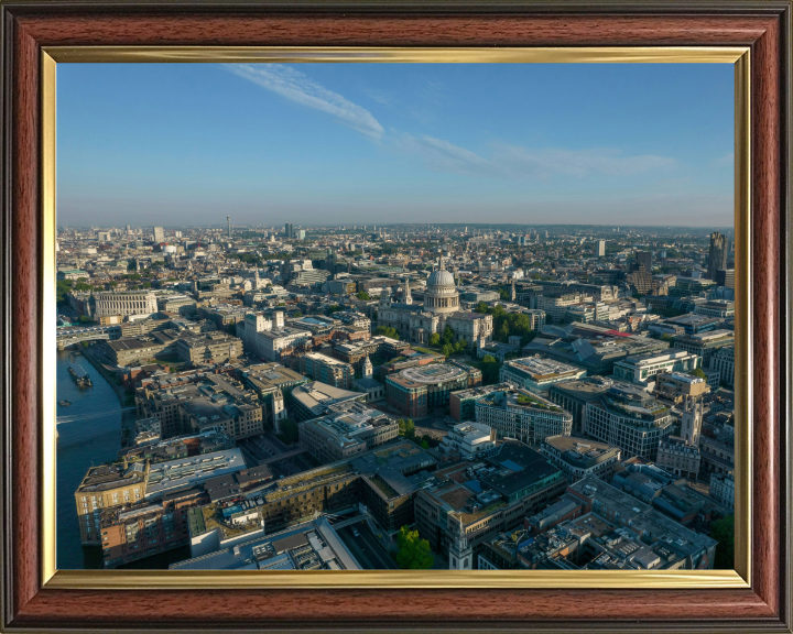 st pauls cathedral and london skyline Photo Print - Canvas - Framed Photo Print - Hampshire Prints