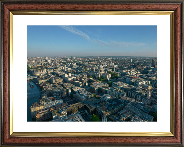 st pauls cathedral and london skyline Photo Print - Canvas - Framed Photo Print - Hampshire Prints