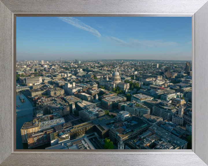 st pauls cathedral and london skyline Photo Print - Canvas - Framed Photo Print - Hampshire Prints