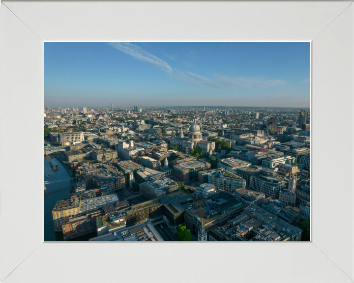 st pauls cathedral and london skyline Photo Print - Canvas - Framed Photo Print - Hampshire Prints