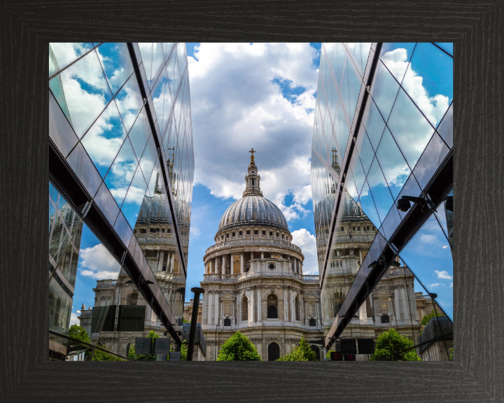 St Paul's cathedral reflections London Photo Print - Canvas - Framed Photo Print - Hampshire Prints