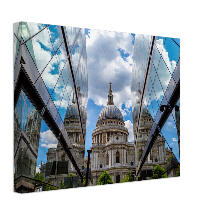 St Paul's cathedral reflections London Photo Print - Canvas - Framed Photo Print - Hampshire Prints